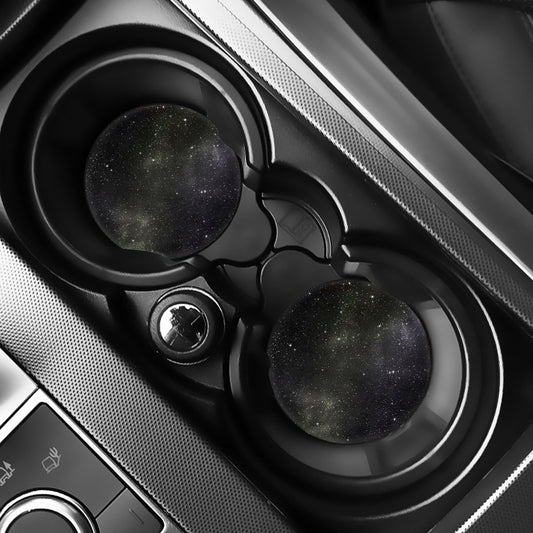 Dark Universe Galaxy Outer Space Print Car Coasters