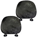 Dark Universe Galaxy Outer Space Print Car Headrest Covers