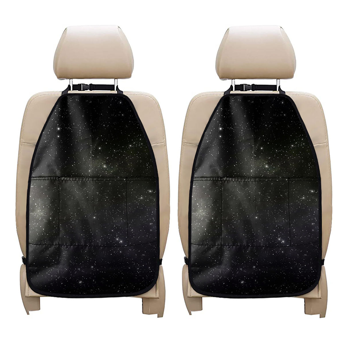 Dark Universe Galaxy Outer Space Print Car Seat Organizers