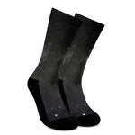 Dark Universe Galaxy Outer Space Print Crew Socks