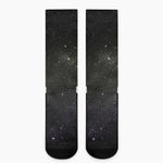 Dark Universe Galaxy Outer Space Print Crew Socks