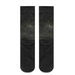 Dark Universe Galaxy Outer Space Print Crew Socks