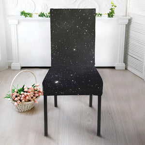 Dark Universe Galaxy Outer Space Print Dining Chair Slipcover