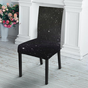 Dark Universe Galaxy Outer Space Print Dining Chair Slipcover