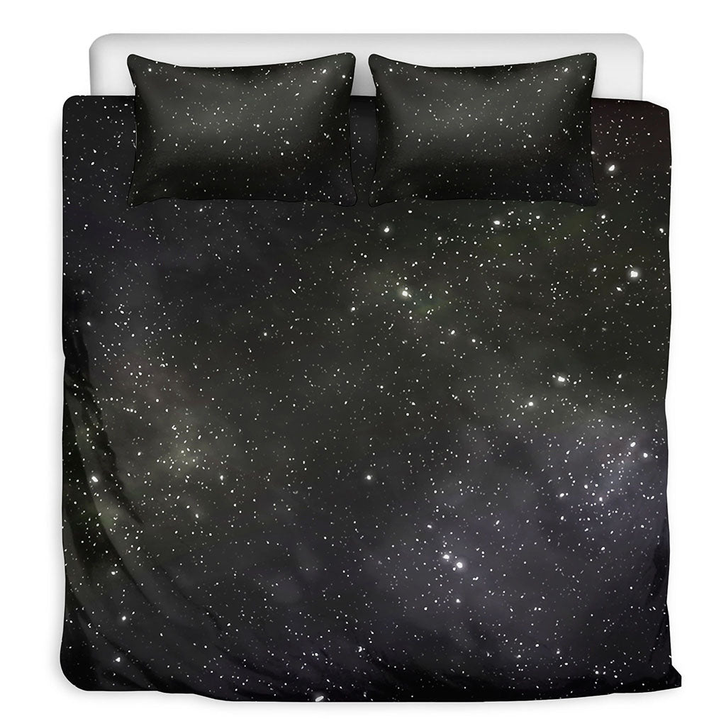 Dark Universe Galaxy Outer Space Print Duvet Cover Bedding Set