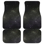 Dark Universe Galaxy Outer Space Print Front and Back Car Floor Mats