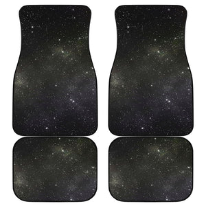 Dark Universe Galaxy Outer Space Print Front and Back Car Floor Mats