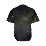 Dark Universe Galaxy Outer Space Print Men's Baseball Jersey
