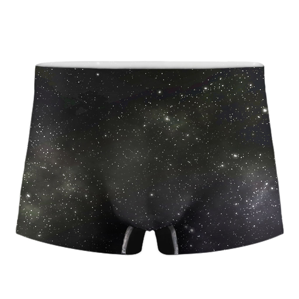 Dark Universe Galaxy Outer Space Print Men's Boxer Briefs