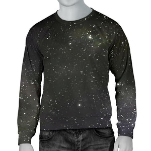 Dark Universe Galaxy Outer Space Print Men's Crewneck Sweatshirt GearFrost