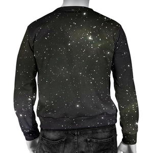 Dark Universe Galaxy Outer Space Print Men's Crewneck Sweatshirt GearFrost