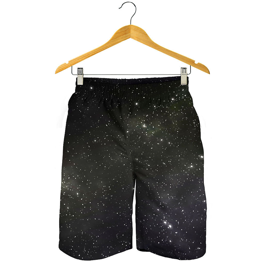 Dark Universe Galaxy Outer Space Print Men's Shorts