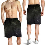 Dark Universe Galaxy Outer Space Print Men's Shorts