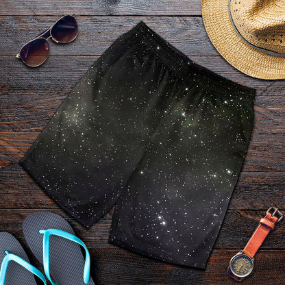 Dark Universe Galaxy Outer Space Print Men's Shorts