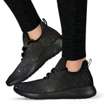 Dark Universe Galaxy Outer Space Print Mesh Knit Shoes GearFrost