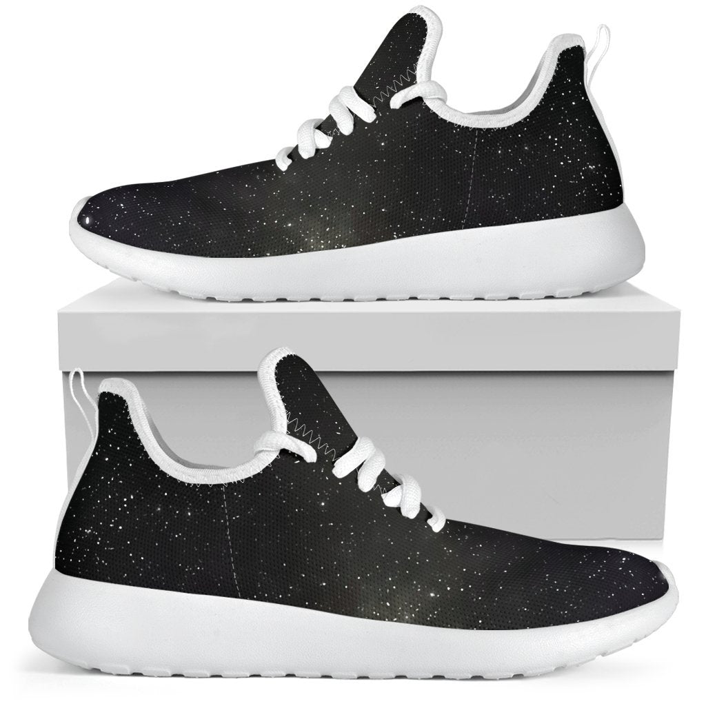 Dark Universe Galaxy Outer Space Print Mesh Knit Shoes GearFrost