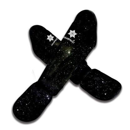 Dark Universe Galaxy Outer Space Print Muay Thai Shin Guard
