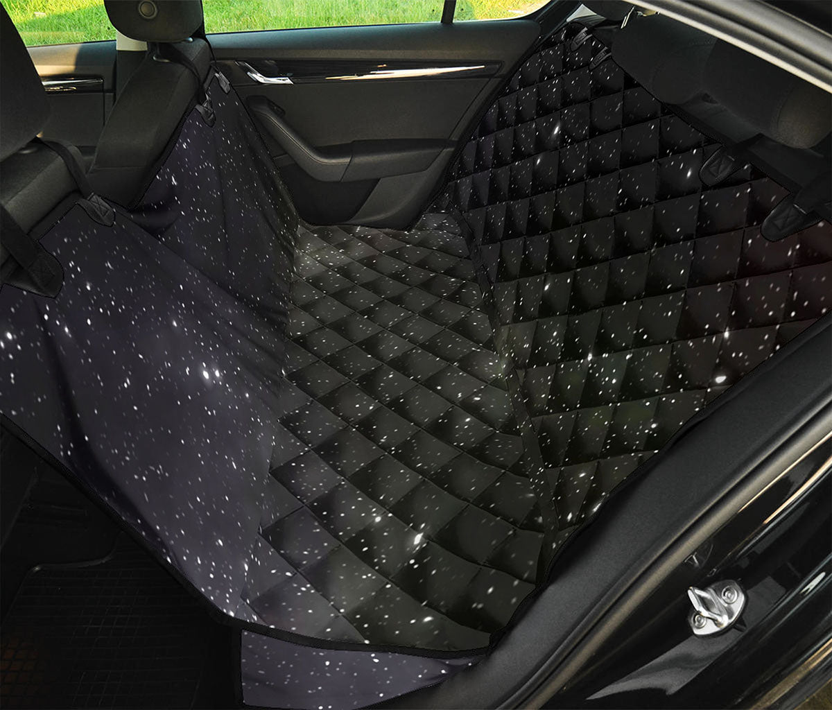 Dark Universe Galaxy Outer Space Print Pet Car Back Seat Cover