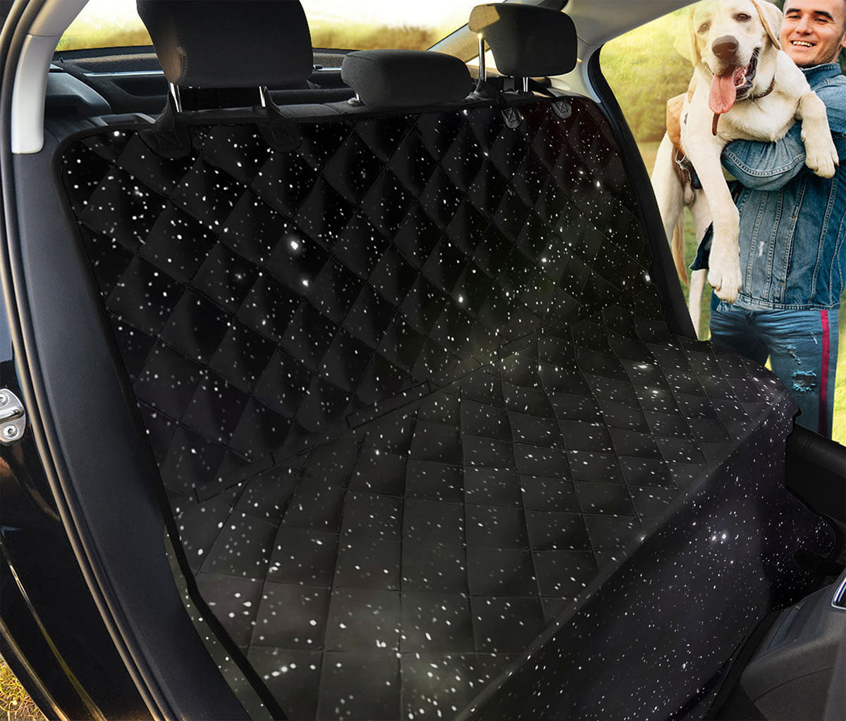 Dark Universe Galaxy Outer Space Print Pet Car Back Seat Cover