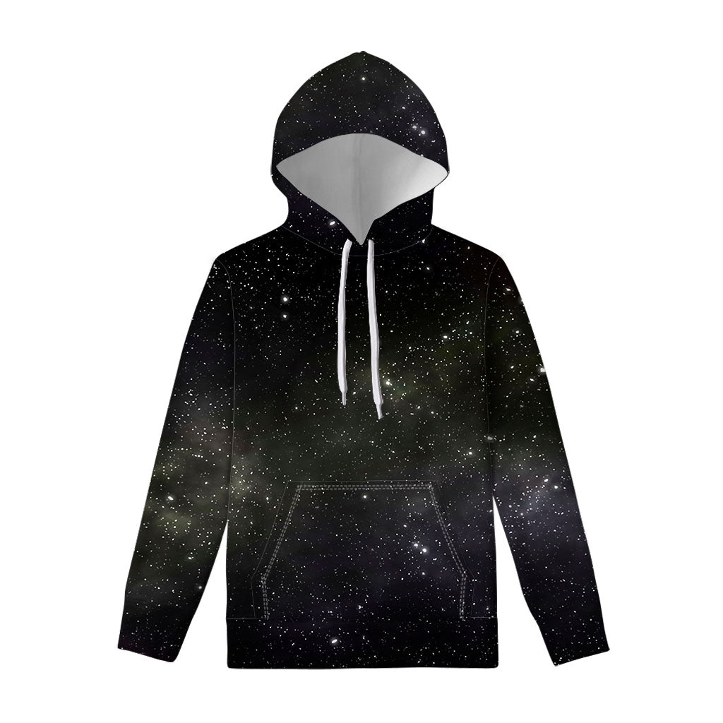 Dark Universe Galaxy Outer Space Print Pullover Hoodie