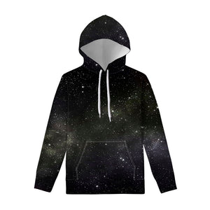 Dark Universe Galaxy Outer Space Print Pullover Hoodie