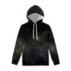 Dark Universe Galaxy Outer Space Print Pullover Hoodie