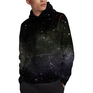 Dark Universe Galaxy Outer Space Print Pullover Hoodie