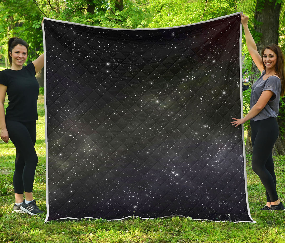 Dark Universe Galaxy Outer Space Print Quilt