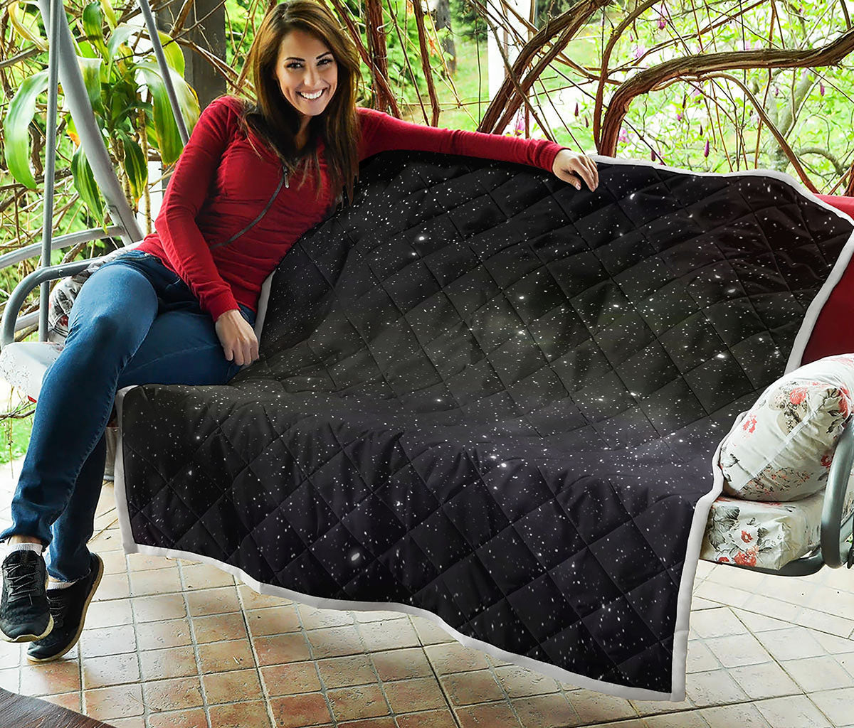 Dark Universe Galaxy Outer Space Print Quilt