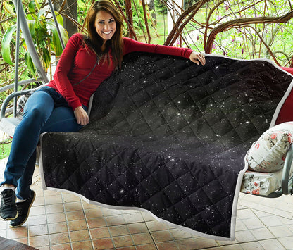 Dark Universe Galaxy Outer Space Print Quilt