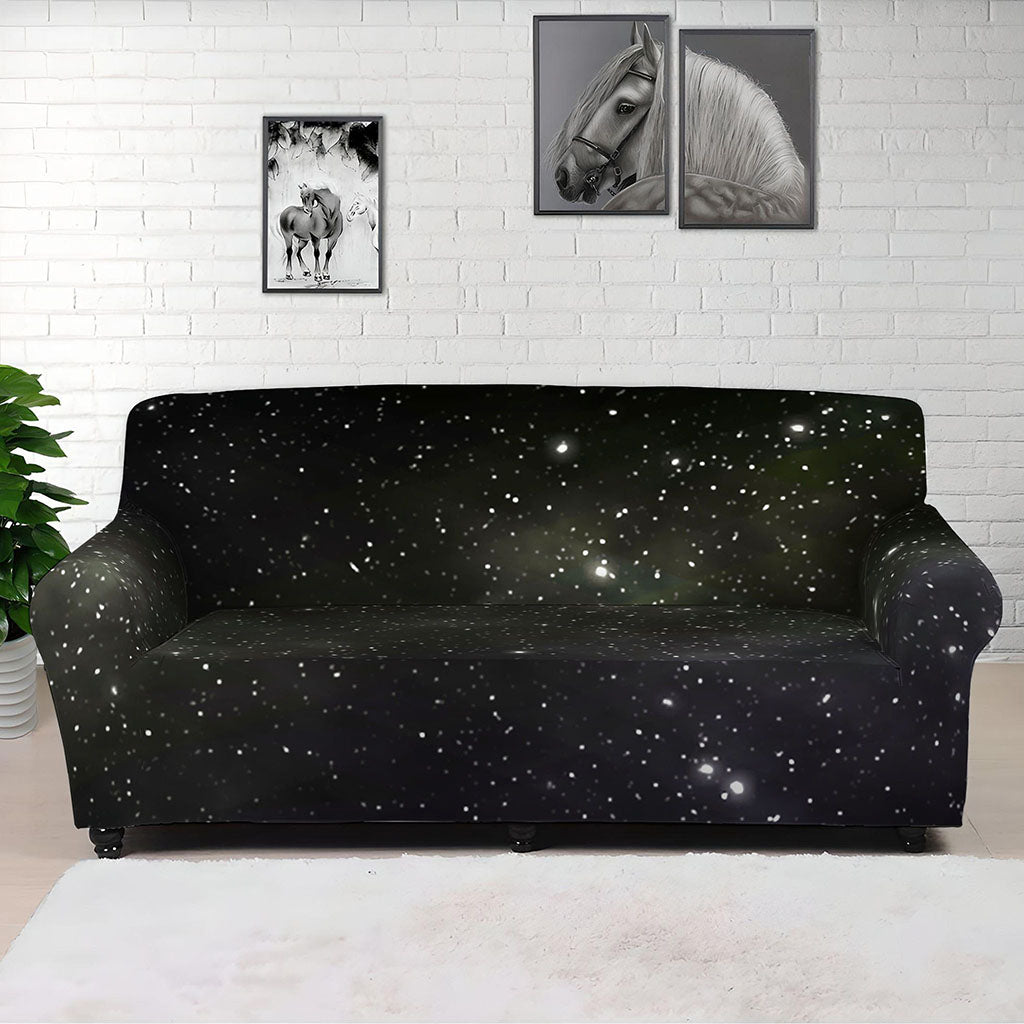Dark Universe Galaxy Outer Space Print Sofa Cover