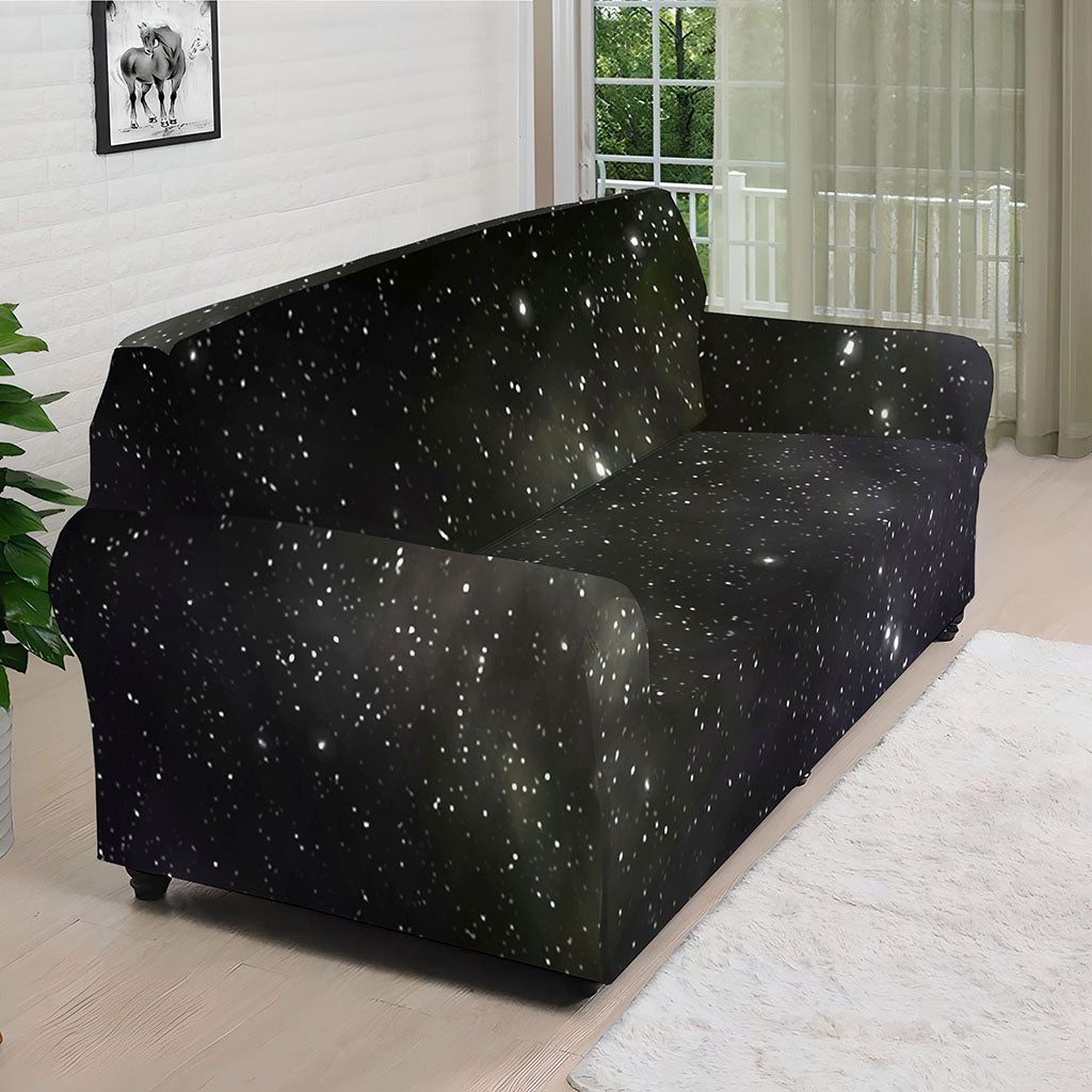Dark Universe Galaxy Outer Space Print Sofa Cover