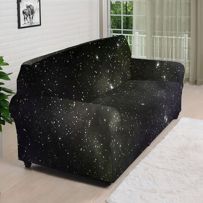Dark Universe Galaxy Outer Space Print Sofa Cover