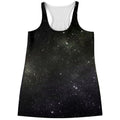 Dark Universe Galaxy Outer Space Print Women's Racerback Tank Top