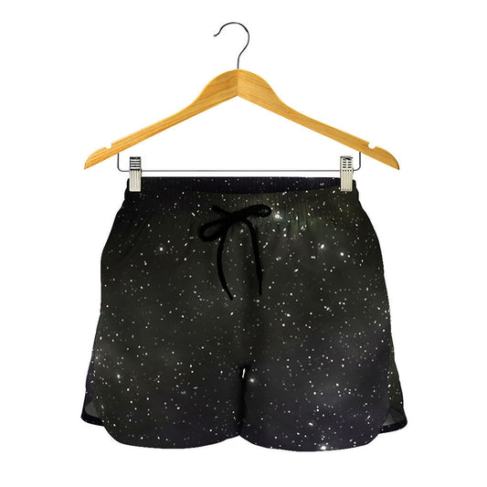 Dark Universe Galaxy Outer Space Print Women's Shorts