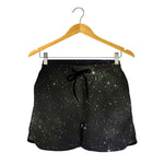 Dark Universe Galaxy Outer Space Print Women's Shorts