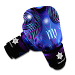Dark Virgo Zodiac Sign Print Boxing Gloves