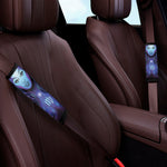 Dark Virgo Zodiac Sign Print Car Seat Belt Covers