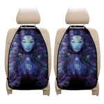 Dark Virgo Zodiac Sign Print Car Seat Organizers