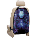 Dark Virgo Zodiac Sign Print Car Seat Organizers