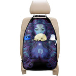 Dark Virgo Zodiac Sign Print Car Seat Organizers
