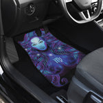 Dark Virgo Zodiac Sign Print Front and Back Car Floor Mats