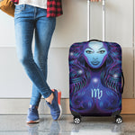 Dark Virgo Zodiac Sign Print Luggage Cover