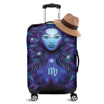 Dark Virgo Zodiac Sign Print Luggage Cover