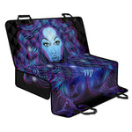Dark Virgo Zodiac Sign Print Pet Car Back Seat Cover