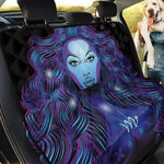 Dark Virgo Zodiac Sign Print Pet Car Back Seat Cover