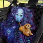 Dark Virgo Zodiac Sign Print Pet Car Back Seat Cover
