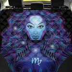 Dark Virgo Zodiac Sign Print Pet Car Back Seat Cover