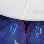 Dark Virgo Zodiac Sign Print Sofa Cover