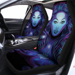 Dark Virgo Zodiac Sign Print Universal Fit Car Seat Covers